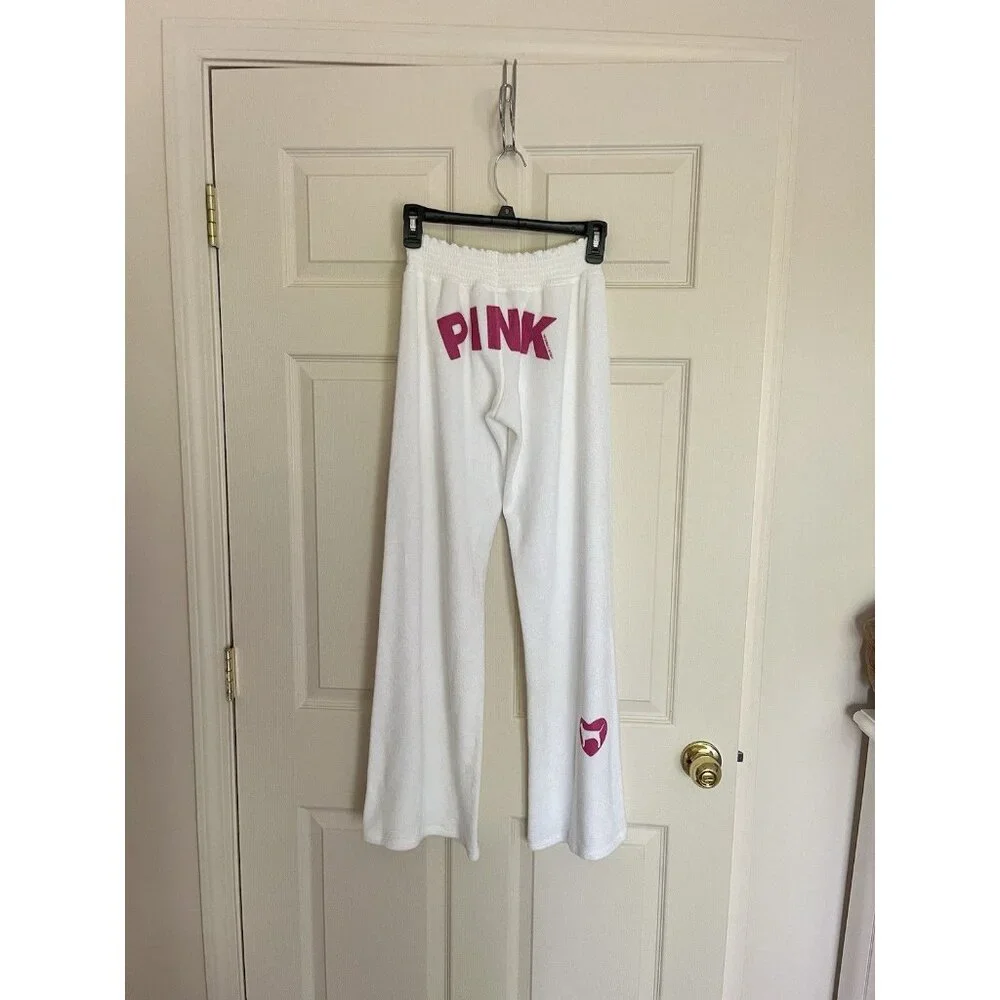 Victoria’s Secret Pink White Terry cloth Matching Set Vintage 2006 Size Small - Picture 11 of 15